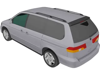 Honda Odyssey (2001) 3D Model preview