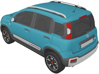 Fiat Panda Cross (2021) 3D Model preview