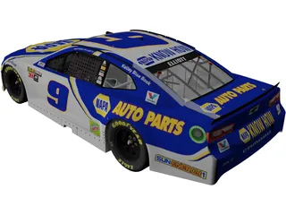 Nascar Chevy SS 3D Model preview