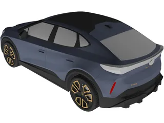 Volkswagen ID Unyx (2024) 3D Model preview