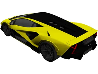 Lamborghini Fenomeno 3D Model preview