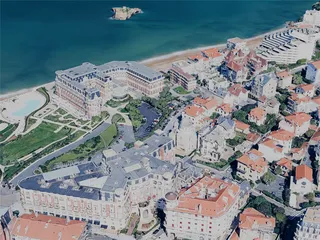 Biarritz City, France (2024) 3D Model preview