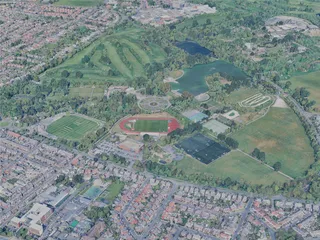 Blackpool City, UK (2025) 3D Model preview