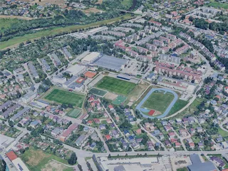 Debica City, Poland (2024) 3D Model preview