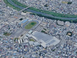 Fukui City, Japan (2025) 3D Model preview