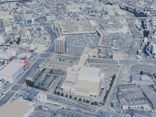 Fukuyama City, Japan (2025) 3D Model preview