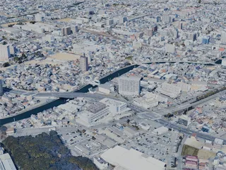 Himeji City, Japan (2025) 3D Model preview
