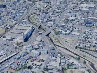 Matsumoto City, Japan (2025) 3D Model preview
