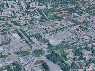 Nimes City, France (2024) 3D Model preview
