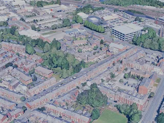 Preston City, UK (2024) 3D Model preview