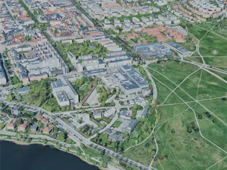 Stockholm City, Sweden (2024) 3D Model preview