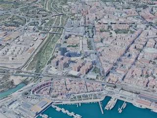 Tarragona City, Spain (2024) 3D Model preview