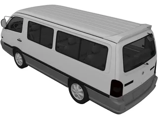 SsangYong Istana 2.9D (1996) 3D Model preview