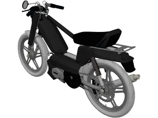 Peugeot 103 Chrono 3D Model preview