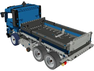 Lego Technic Truck 3D Model preview