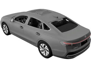 Volkswagen Passat (2025) 3D Model preview