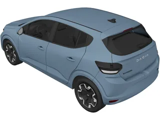 Dacia Sandero (2026) 3D Model preview