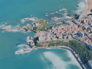 Biarritz City, France (2025) 3D Model preview