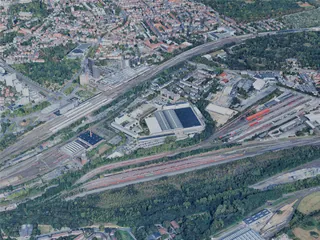 Braunschweig City, Germany (2025) 3D Model preview