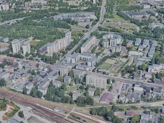 Katowice City, Poland (2025) 3D Model preview