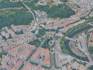 San Sebastian City, Spain (2025) 3D Model preview