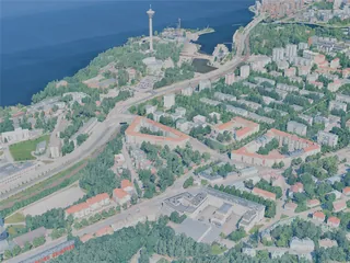 Tampere City, Finland (2025) 3D Model preview