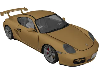Porsche Cayman S 3D Model preview