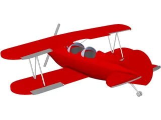 SPAD S.XIII Biplane 3D Model preview