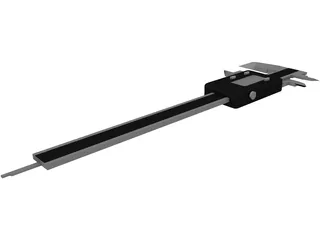 Mitutoyo Digital Caliper PCB-4 3D Model preview
