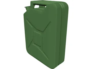 Fuel Can 3D Model preview