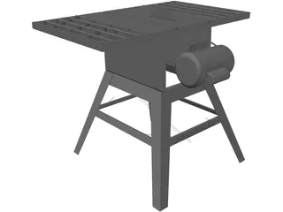 Table Saw Craftsman 3D Model preview