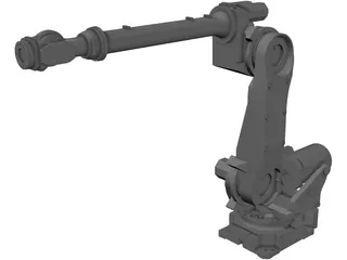 Fanuc R-2000iB125L Robot Arm 3D Model preview
