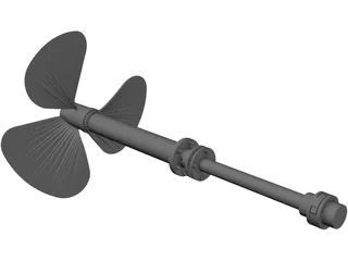 Helice Motor 3D Model preview