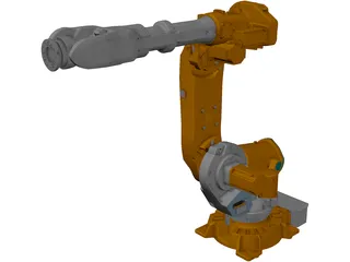 ABB IRB6640 Robot 3D Model preview