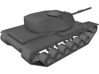 M60A3 3D Model preview