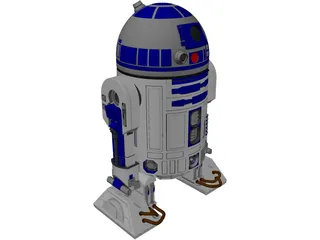 Star Wars R2D2 3D Model preview