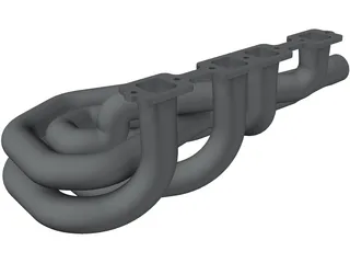 Dodge header driver side 3D Model preview