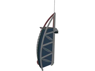 Burj Al Arab 3D Model preview
