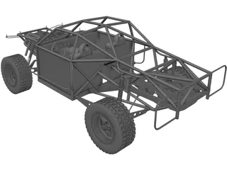Champ Truck Chassis 3D Model preview