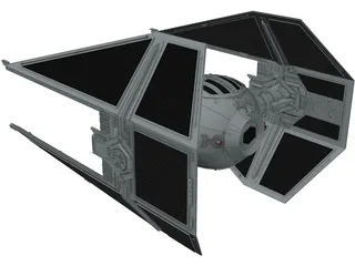 Star Wars Interceptor 3D Model preview