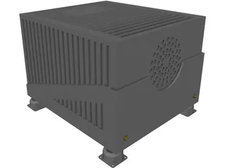 Aircraft Avionics LRU 3D Model preview