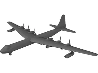 B-36 Peacemaker 3D Model preview