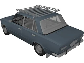 VAZ 21012 3D Model preview