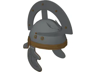 Helmet Roman 3D Model preview