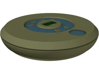 CD Player 3D Model preview