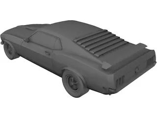 Ford Mustang Boss 302 3D Model preview