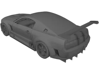 Ford Mustang GT-R Concept 3D Model preview