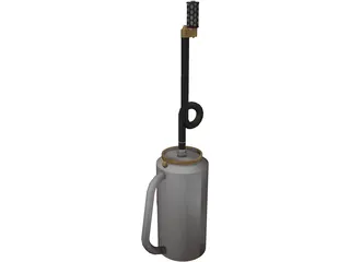 Drip Torch 3D Model preview