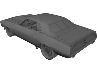 Plymouth AAR Cuda 3D Model preview