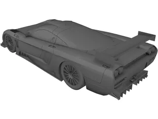 Saleen S7R 3D Model preview